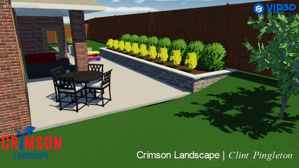 Beaver Creek, Stamped Concrete by Crimson Landscape - Photo 4