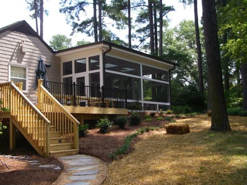 Porch with Deck and Screens by QFC Incorporated - Photo 7