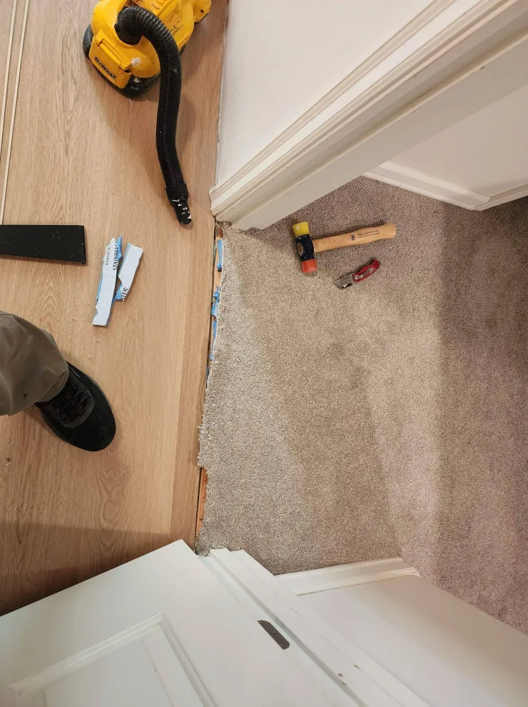 Seattle Luxury Vinyl Plank Flooring Installation by Handyman Rescue Team - Photo 20