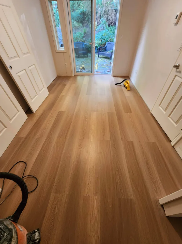 Seattle Luxury Vinyl Plank Flooring Installation by Handyman Rescue Team - Photo 14