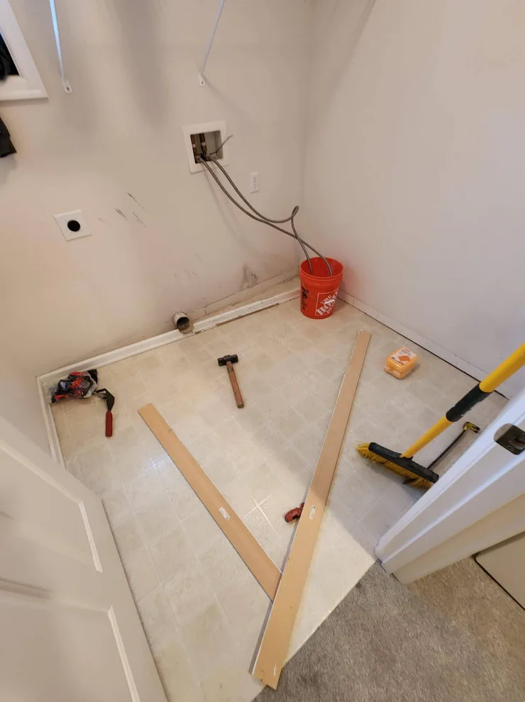 Seattle Luxury Vinyl Plank Flooring Installation by Handyman Rescue Team - Photo 2