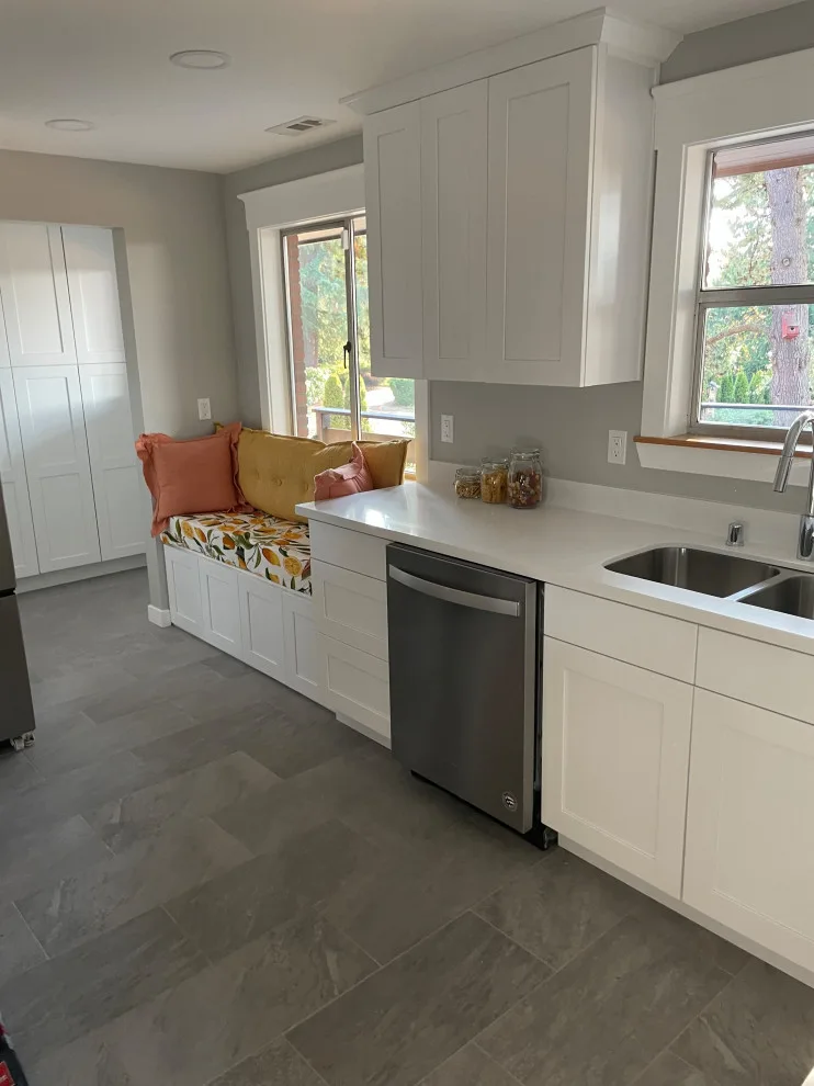 Contemporary Transitional Kitchen and Interior Renovation in Seattle by Emerald City Custom Cabinets - Photo 4