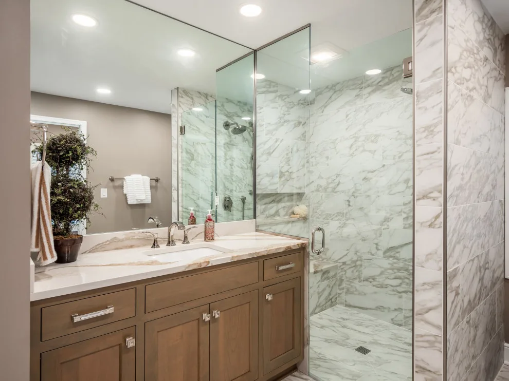 Tranquil Bathroom Renovation in Columbus, Ohio by Dream Baths By Kitchen Kraft - Photo 8