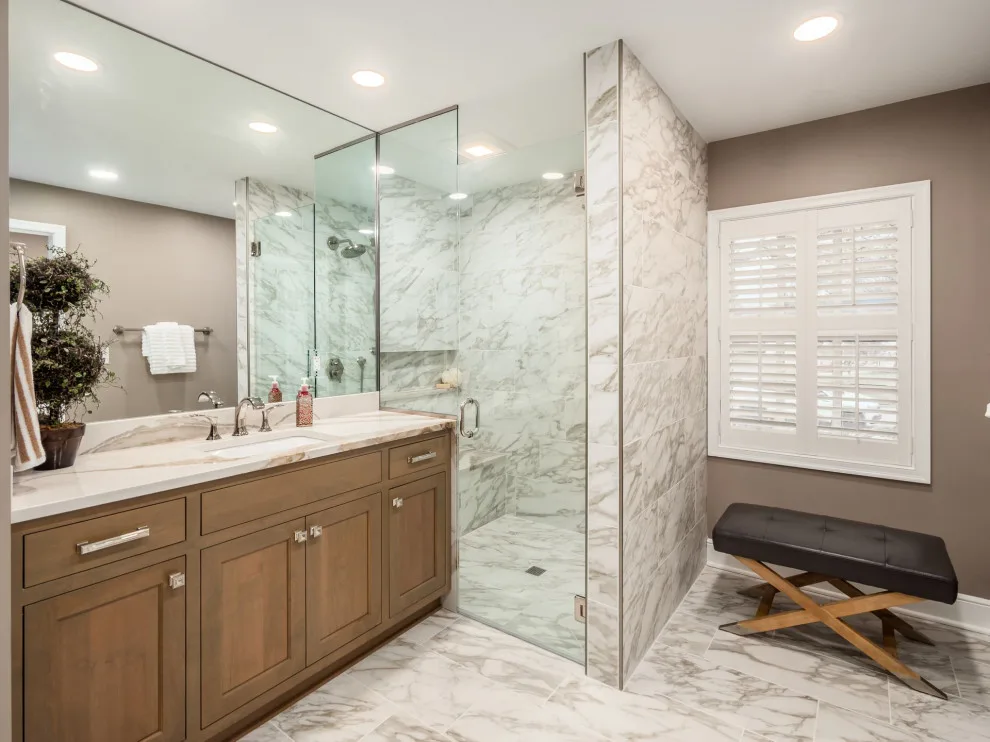 Tranquil Bathroom Renovation in Columbus, Ohio by Dream Baths By Kitchen Kraft - Photo 7