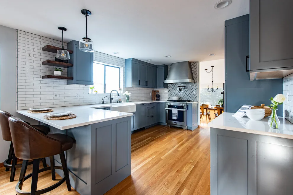 Tranquil Family Kitchen by Potter Construction Inc - Photo 4