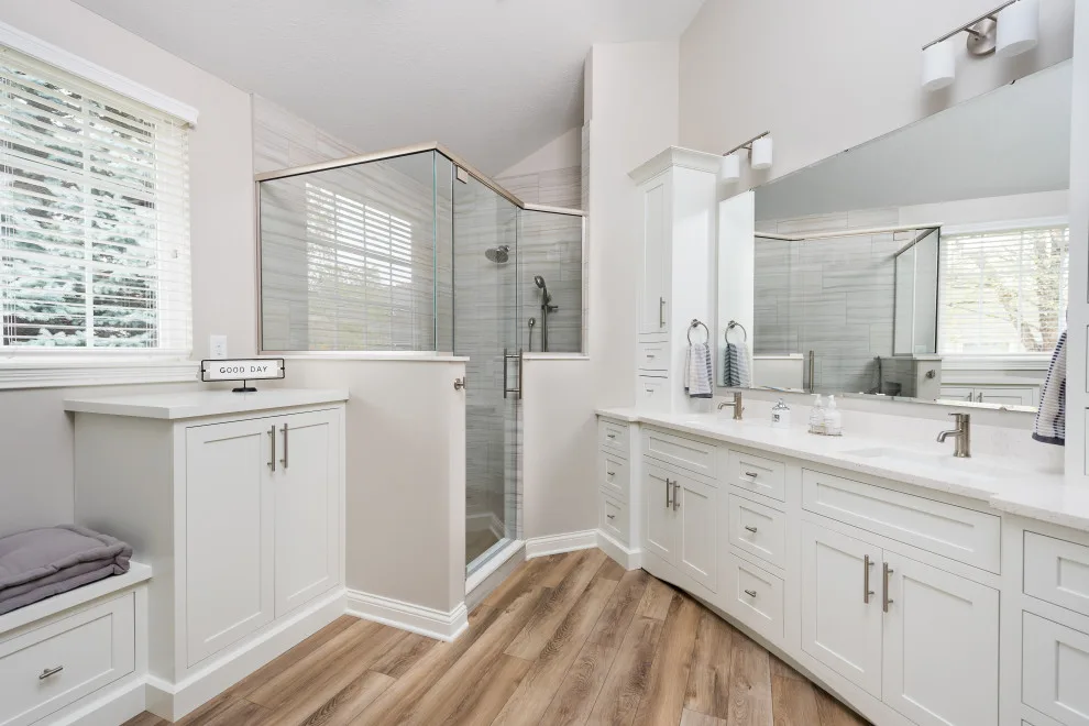 Tranquil Main Bathroom by Nicholas Design Build - Photo 11