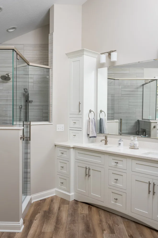Tranquil Main Bathroom by Nicholas Design Build - Photo 12