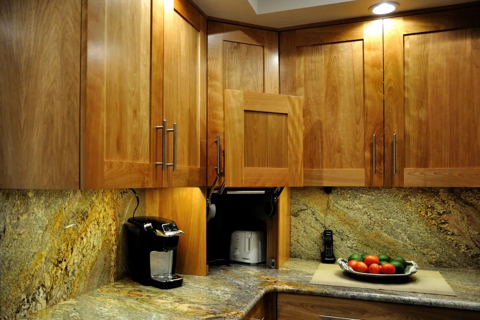 Transitional Kitchen with Shelburne Red Birch by Dovetail Designs By Jenny Volk - Photo 2