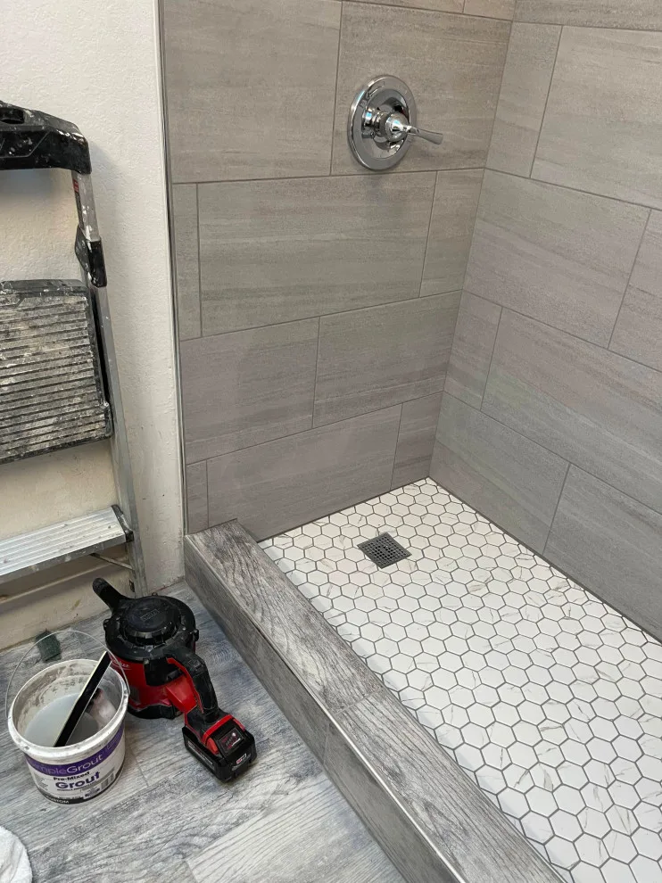 Bathroom Tile Setup by Handyman Rescue Team - Photo 16