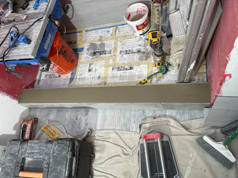 Bathroom Tile Setup by Handyman Rescue Team - Photo 6