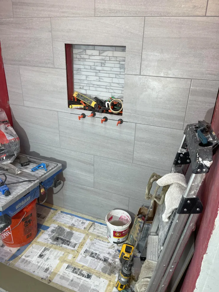 Bathroom Tile Setup by Handyman Rescue Team - Photo 33