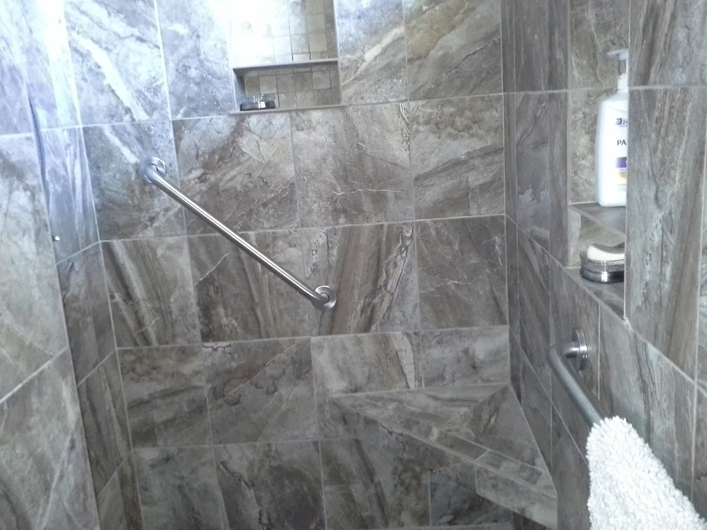 Modern Restrooms by Tile By Tony - Photo 20