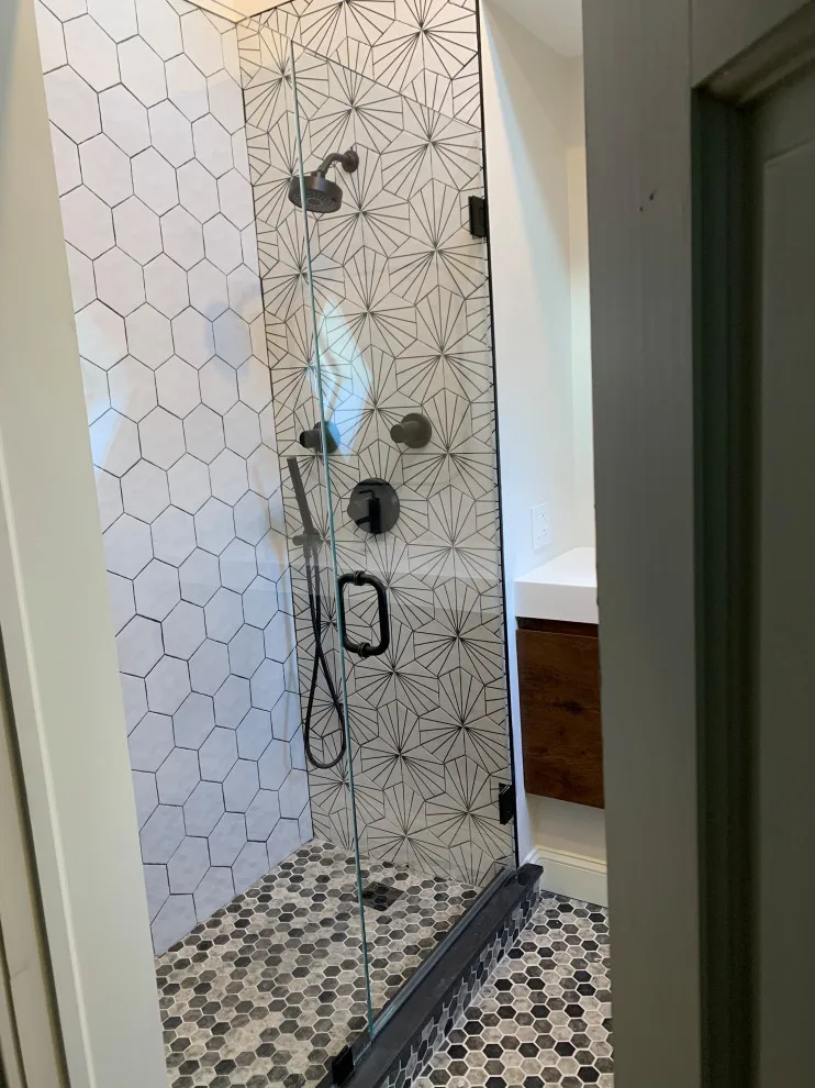 Compact yet Powerful Master Bath Renovation by K & M Flooring-Renovations Inc. - Photo 4