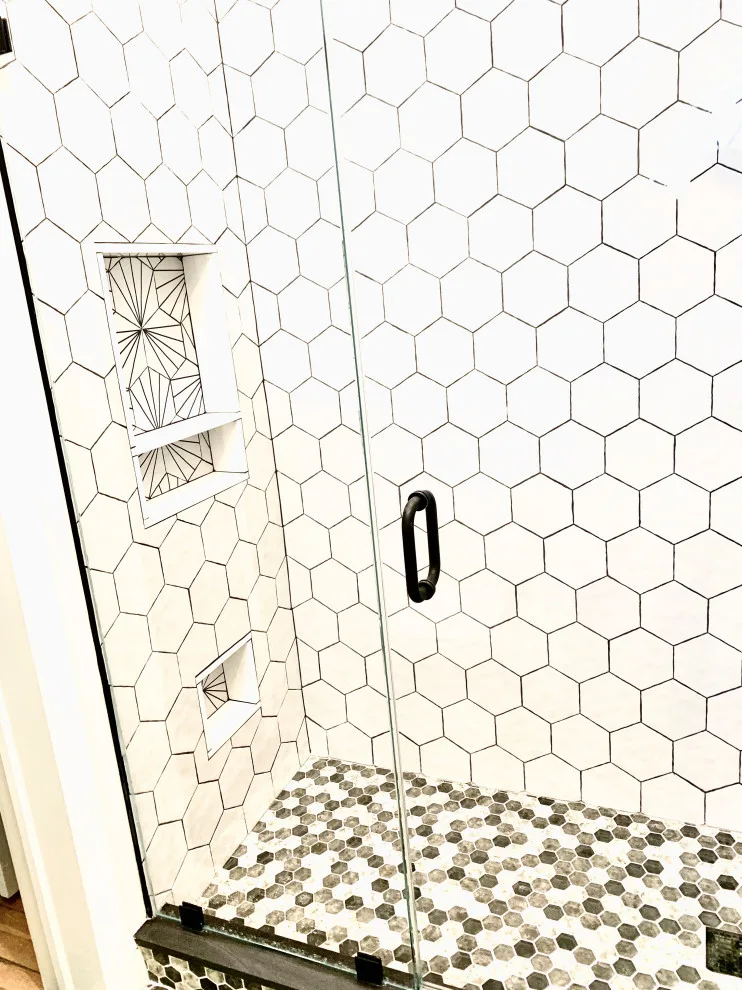 Compact yet Powerful Master Bath Renovation by K & M Flooring-Renovations Inc. - Photo 3