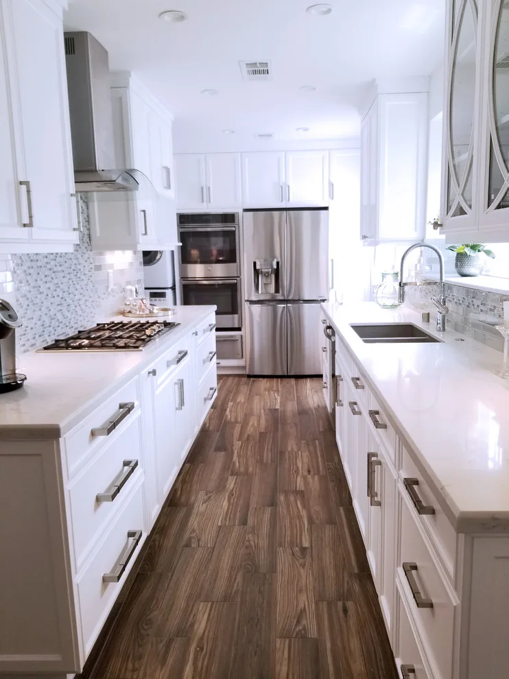 Compact kitchen redesign in Los Angeles by Metropolis Drafting And Construction Inc - Photo 8