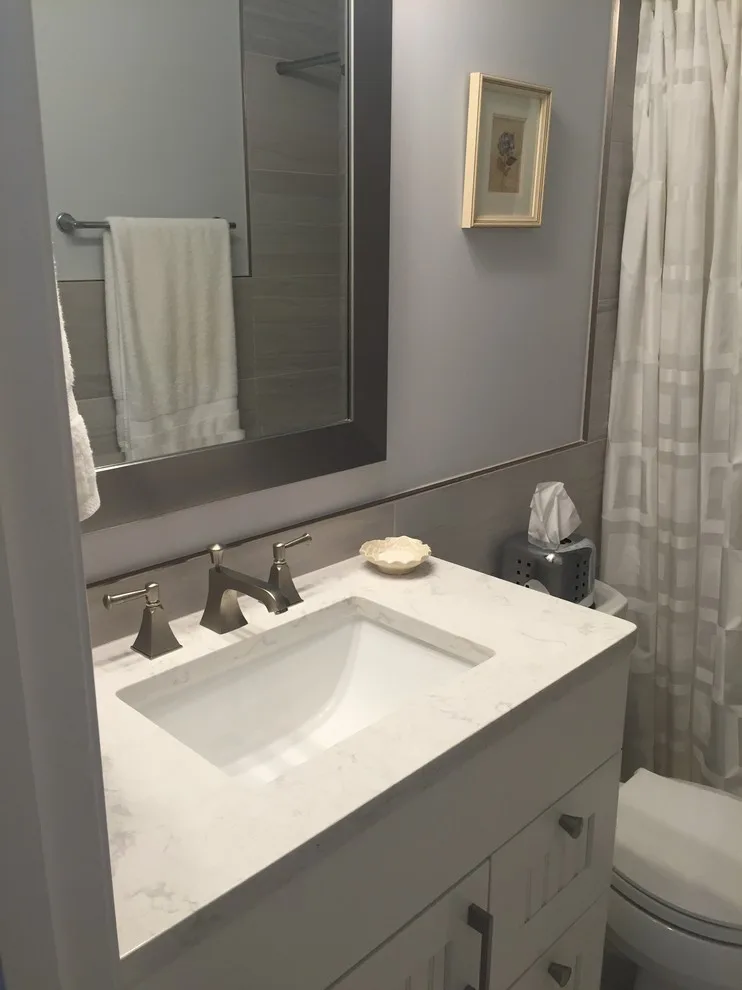 Compact Master Bath by Whitney Garrett / Kenwood Kitchens - Photo 2