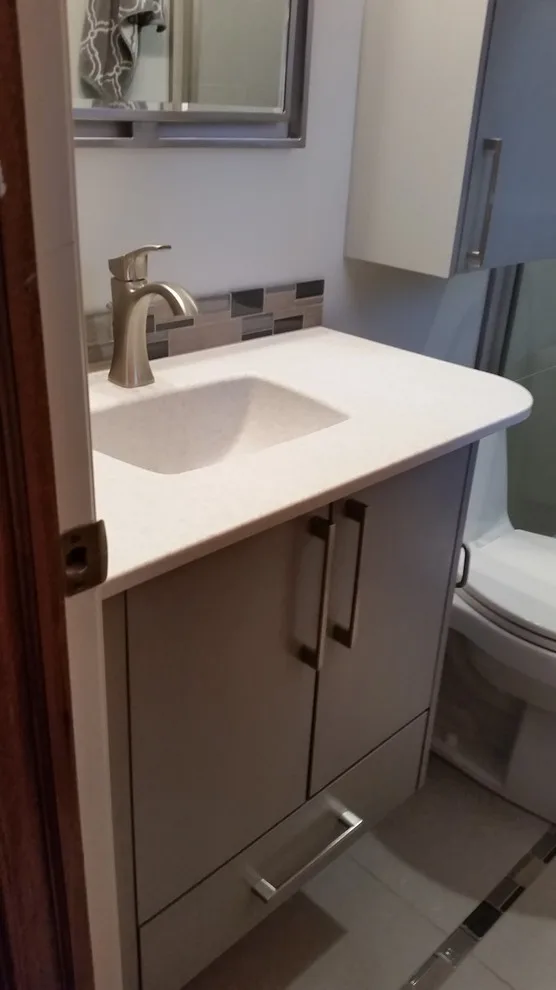 Compact Master Bathroom Renovation by Reynolds Design And Remodeling - Photo 2