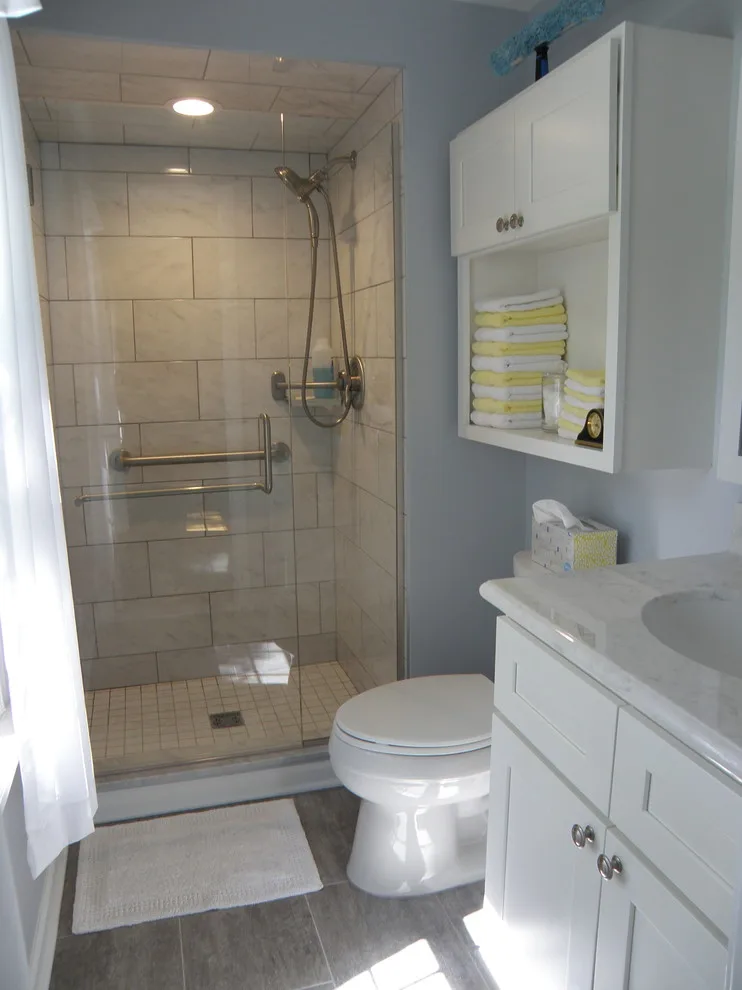 Compact Sterling Heights Bathroom Makes a Bold Impression by Kopke Remodeling & Design - Photo 12