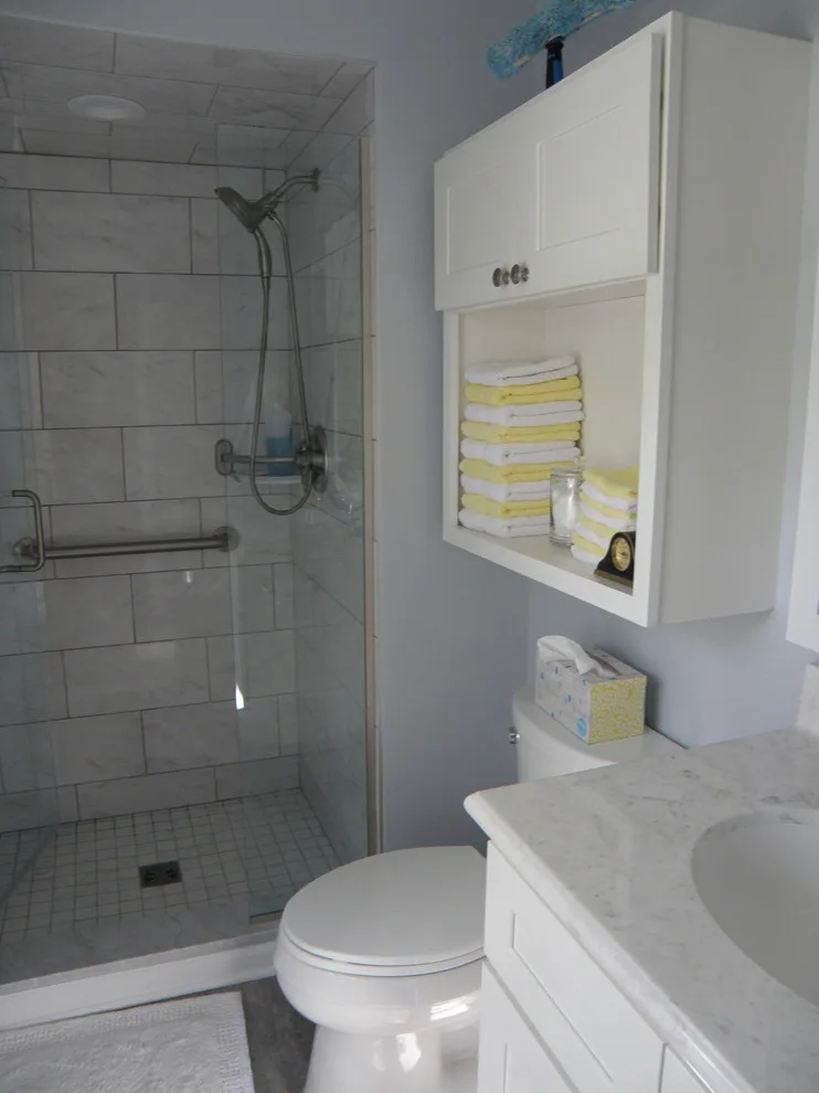 Compact Sterling Heights Bathroom Makes a Bold Impression by Kopke Remodeling & Design - Photo 7
