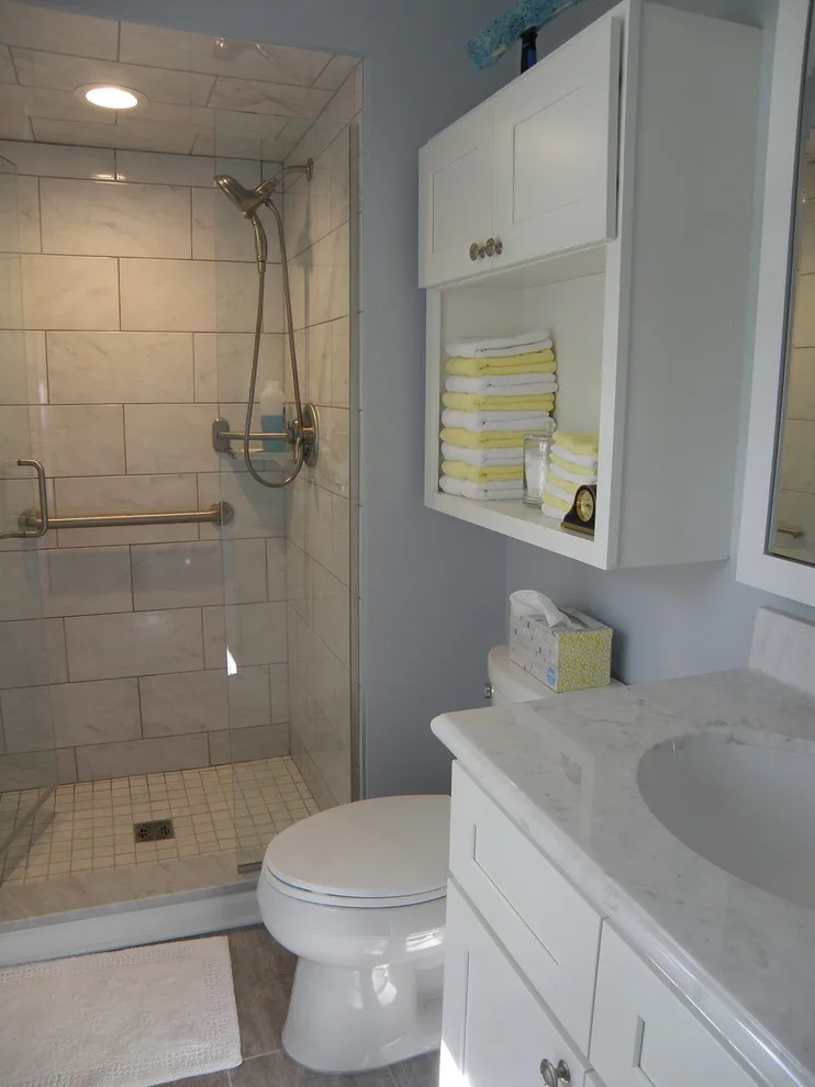 Compact Sterling Heights Bathroom Makes a Bold Impression by Kopke Remodeling & Design - Photo 4