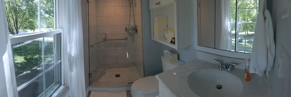 Compact Sterling Heights Bathroom Makes a Bold Impression by Kopke Remodeling & Design - Photo 40