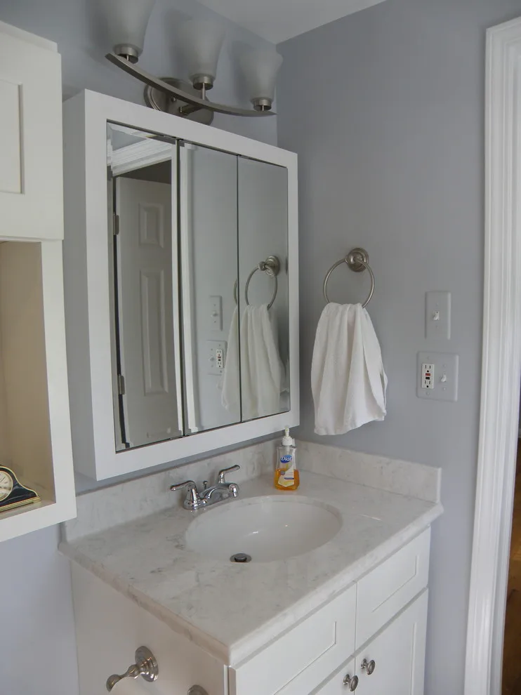 Compact Sterling Heights Bathroom Makes a Bold Impression by Kopke Remodeling & Design - Photo 22