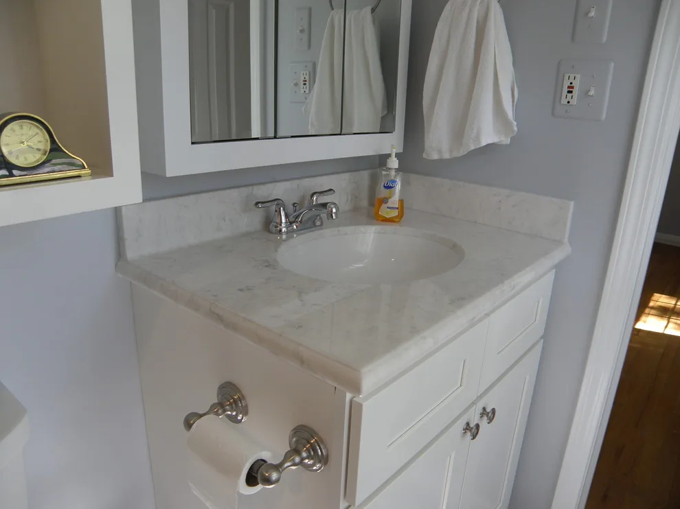 Compact Sterling Heights Bathroom Makes a Bold Impression by Kopke Remodeling & Design - Photo 28