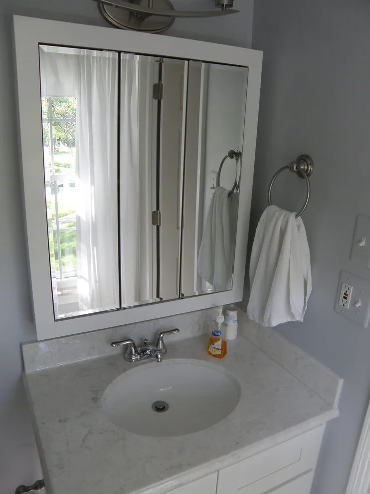 Compact Sterling Heights Bathroom Makes a Bold Impression by Kopke Remodeling & Design - Photo 8