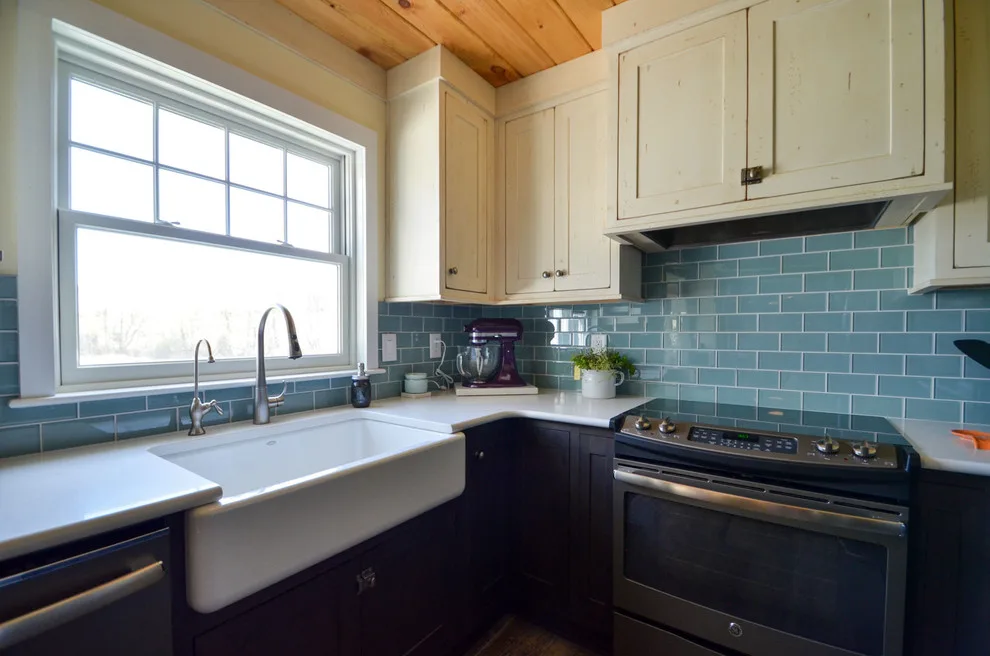 Cozy Transitional Farmhouse Kitchen in Upstate New York by Inde Kitchen Remodelers - Photo 8