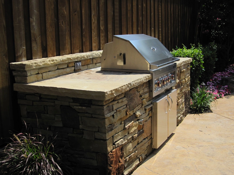 Dry Stack Stone - Plano, TX by Dallas Outdoor Kitchens & Hardscape - Photo 3