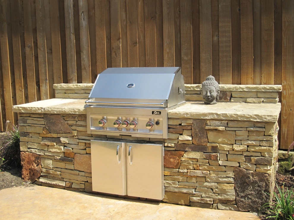 Dry Stack Stone - Plano, TX by Dallas Outdoor Kitchens & Hardscape - Photo 2