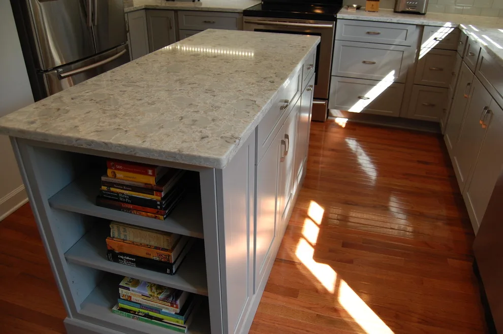 Elegant Grey Kitchen by Mary Vaughn - Lowe's Interiors Project Specialist - Photo 15