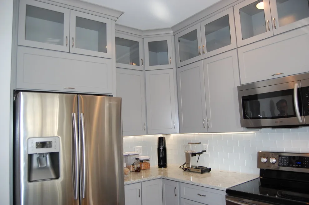 Elegant Grey Kitchen by Mary Vaughn - Lowe's Interiors Project Specialist - Photo 9