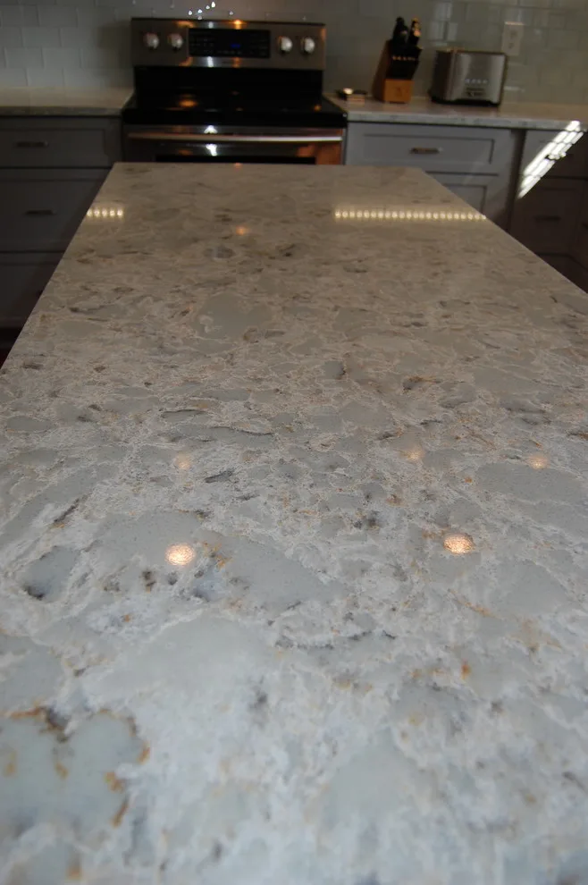 Elegant Grey Kitchen by Mary Vaughn - Lowe's Interiors Project Specialist - Photo 16