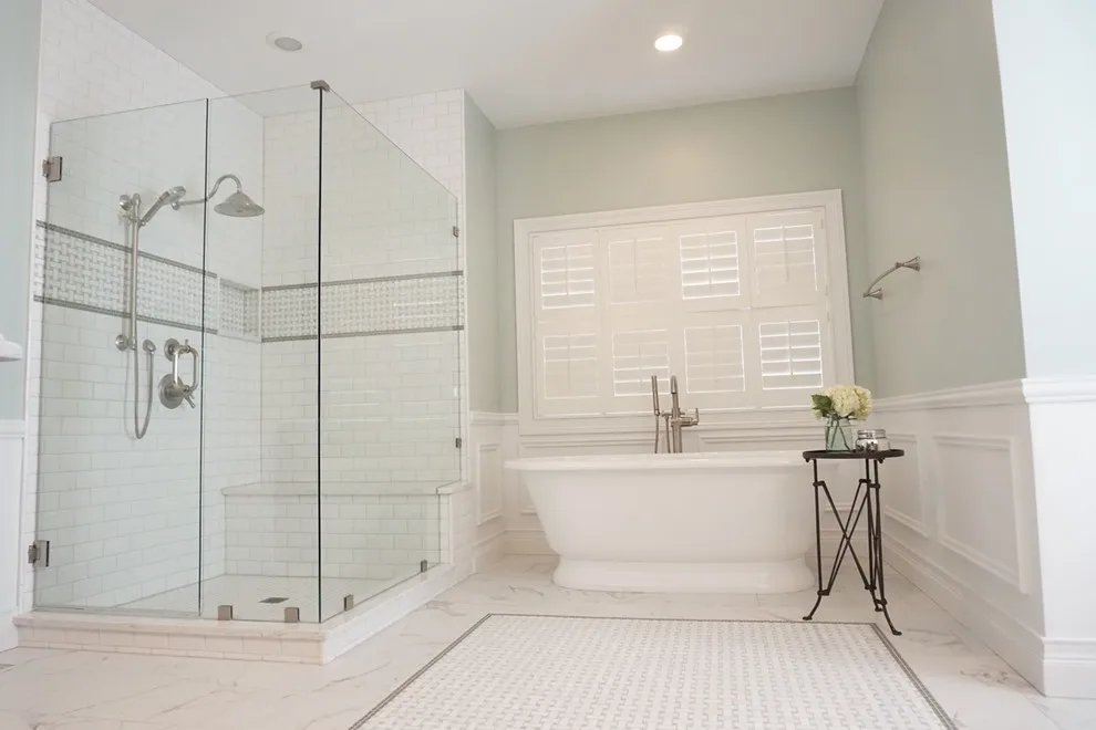 Elegant Retro Bathroom by Affordable Kitchens & Baths - Photo 19