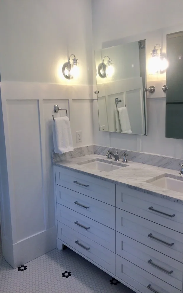 Master Bath for Southport Sea Cottage by Bekah Wagner Design - Photo 6