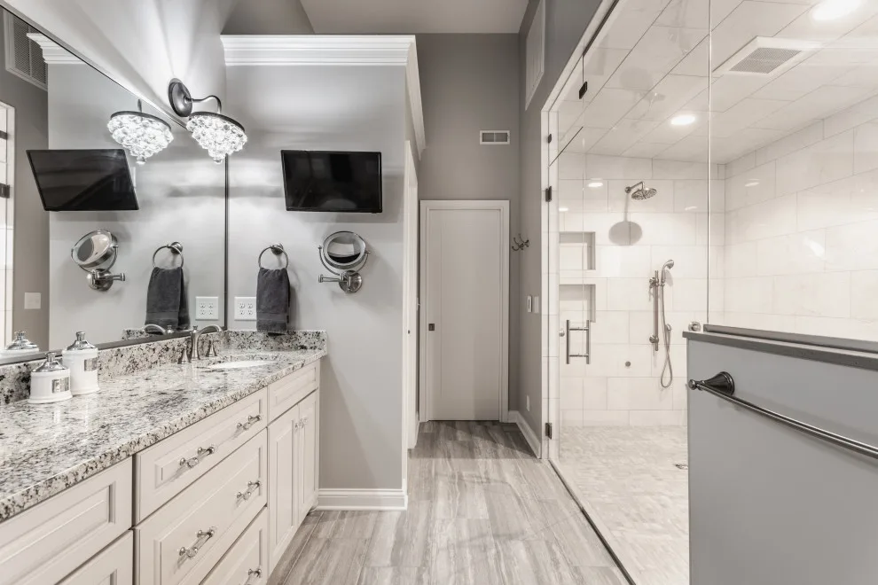 Serene Master Bathroom Retreat by Nicholas Design Build - Photo 12