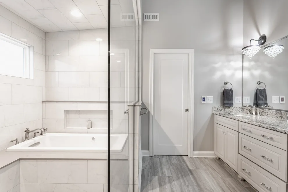 Serene Master Bathroom Retreat by Nicholas Design Build - Photo 8