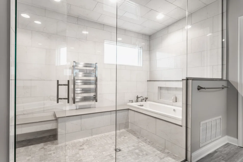 Serene Master Bathroom Retreat by Nicholas Design Build - Photo 6