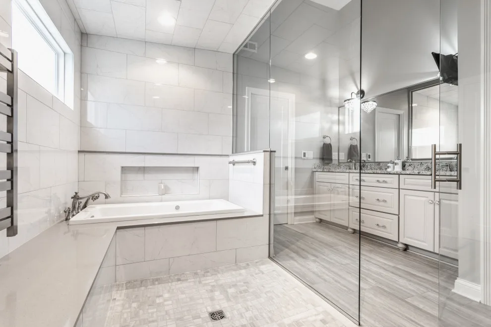 Serene Master Bathroom Retreat by Nicholas Design Build - Photo 3
