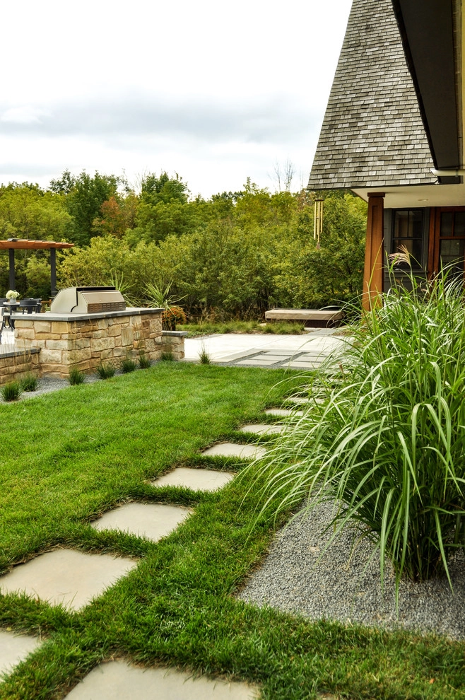 Contemporary Outdoor Space by David J Frank Landscape Contracting Inc - Photo 5