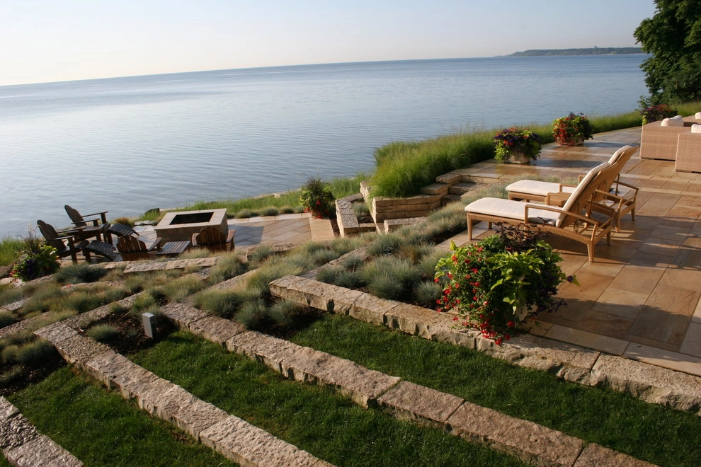 Landscape Overlooking Lake Michigan by David J Frank Landscape Contracting Inc - Photo 3