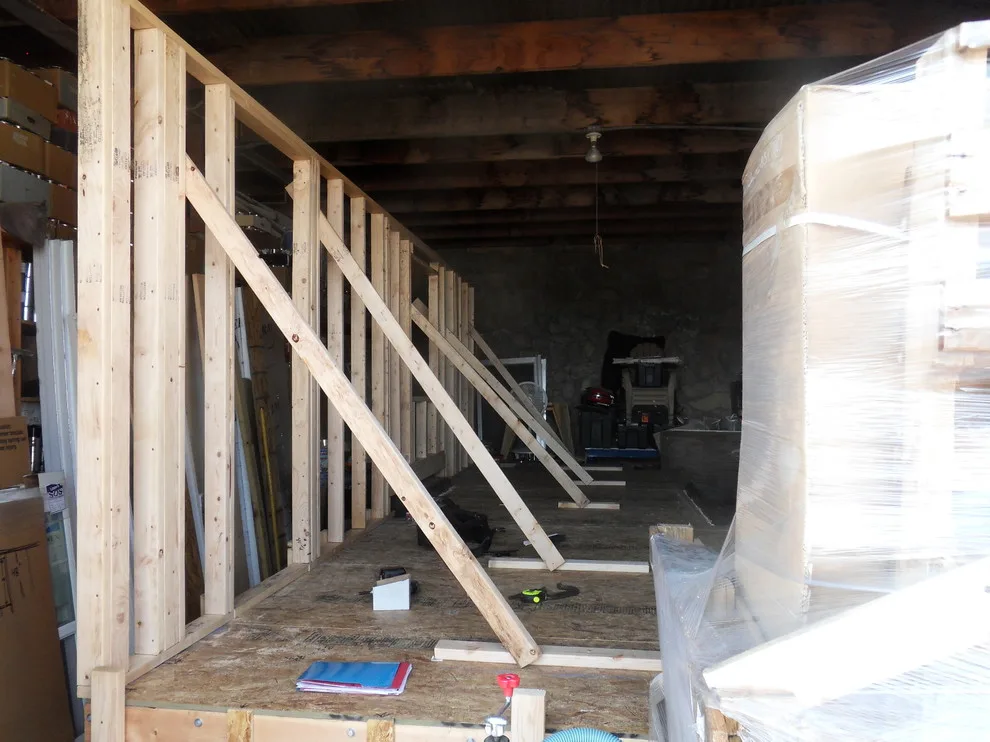 First Tiny House Construction - Wall Framework and Sheathing by Tiny Quality Homes - Photo 9