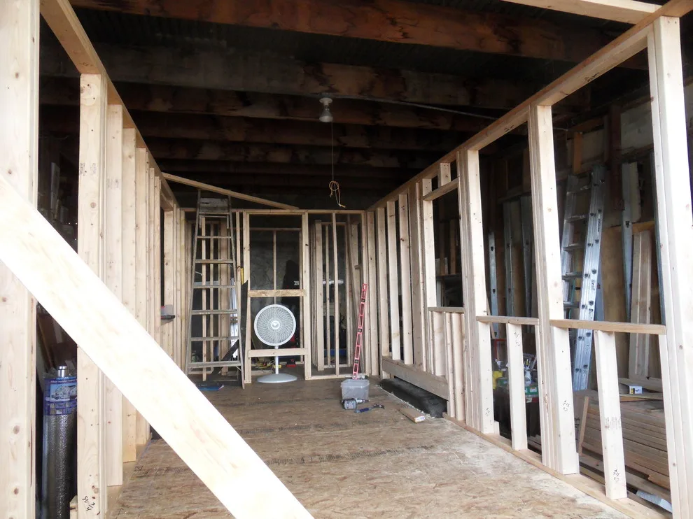 First Tiny House Construction - Wall Framework and Sheathing by Tiny Quality Homes - Photo 16