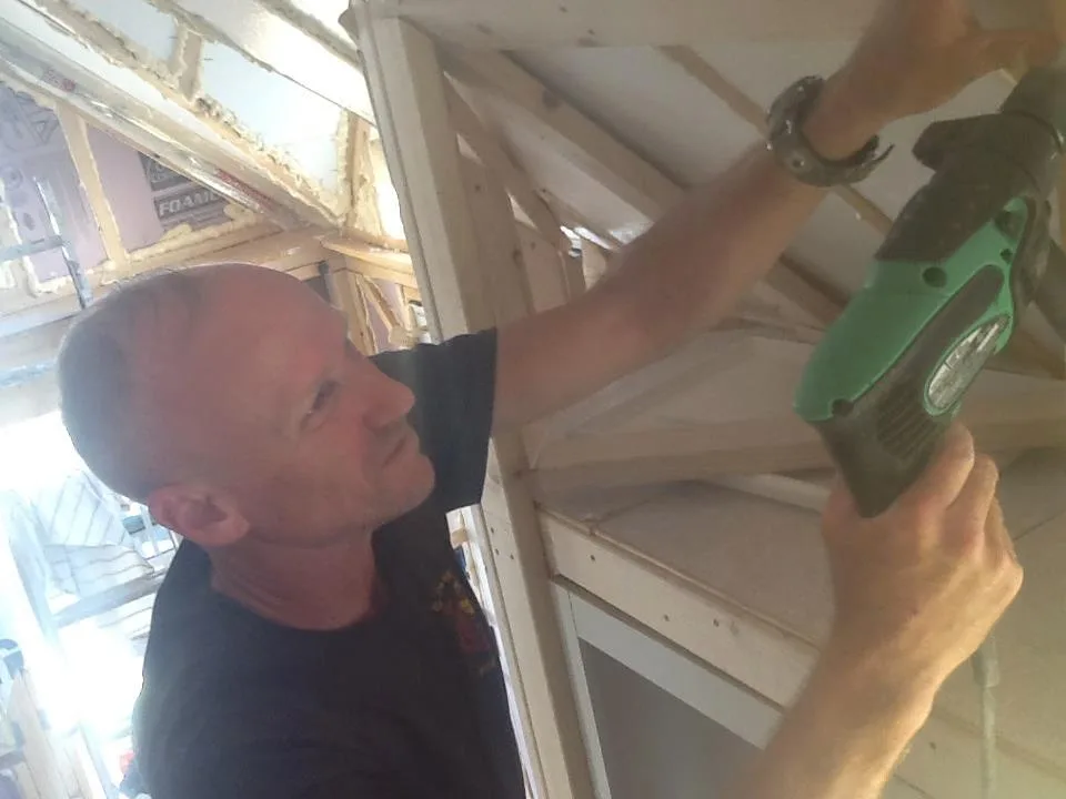 First Tiny House Construction - Wall Framework and Sheathing by Tiny Quality Homes - Photo 4