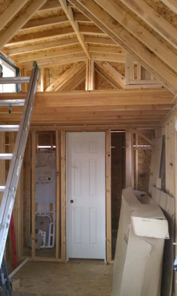 First Tiny House Construction - Wall Framework and Sheathing by Tiny Quality Homes - Photo 7