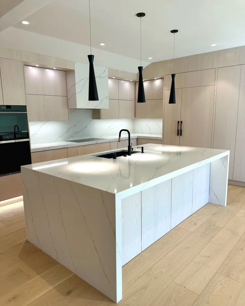 Stunning bespoke kitchen renovation featuring Shinnoky cabinets by IND Construction by IND Construction, LLC - Photo 2