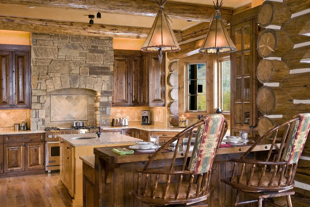 Log Cabin in Jackson Hole, Wyoming by B&B Builders - Photo 10