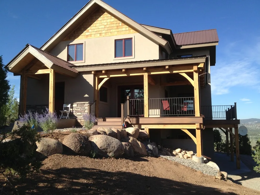 Timber Frame at May Residence by Will Construction, LLC - Photo 2