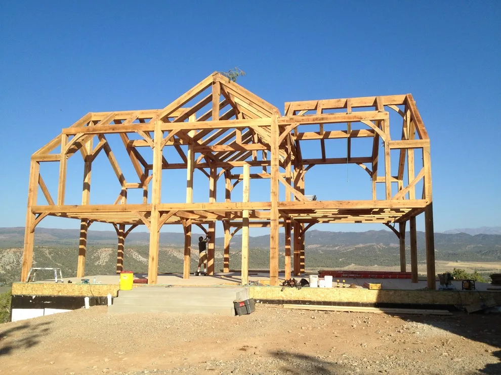 Timber Frame at May Residence by Will Construction, LLC - Photo 4